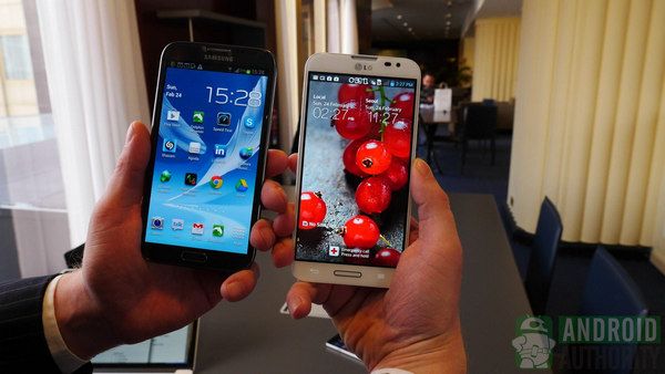 Fotografía - LG Optimus G Pro vs Samsung Galaxy Note 2 [video]